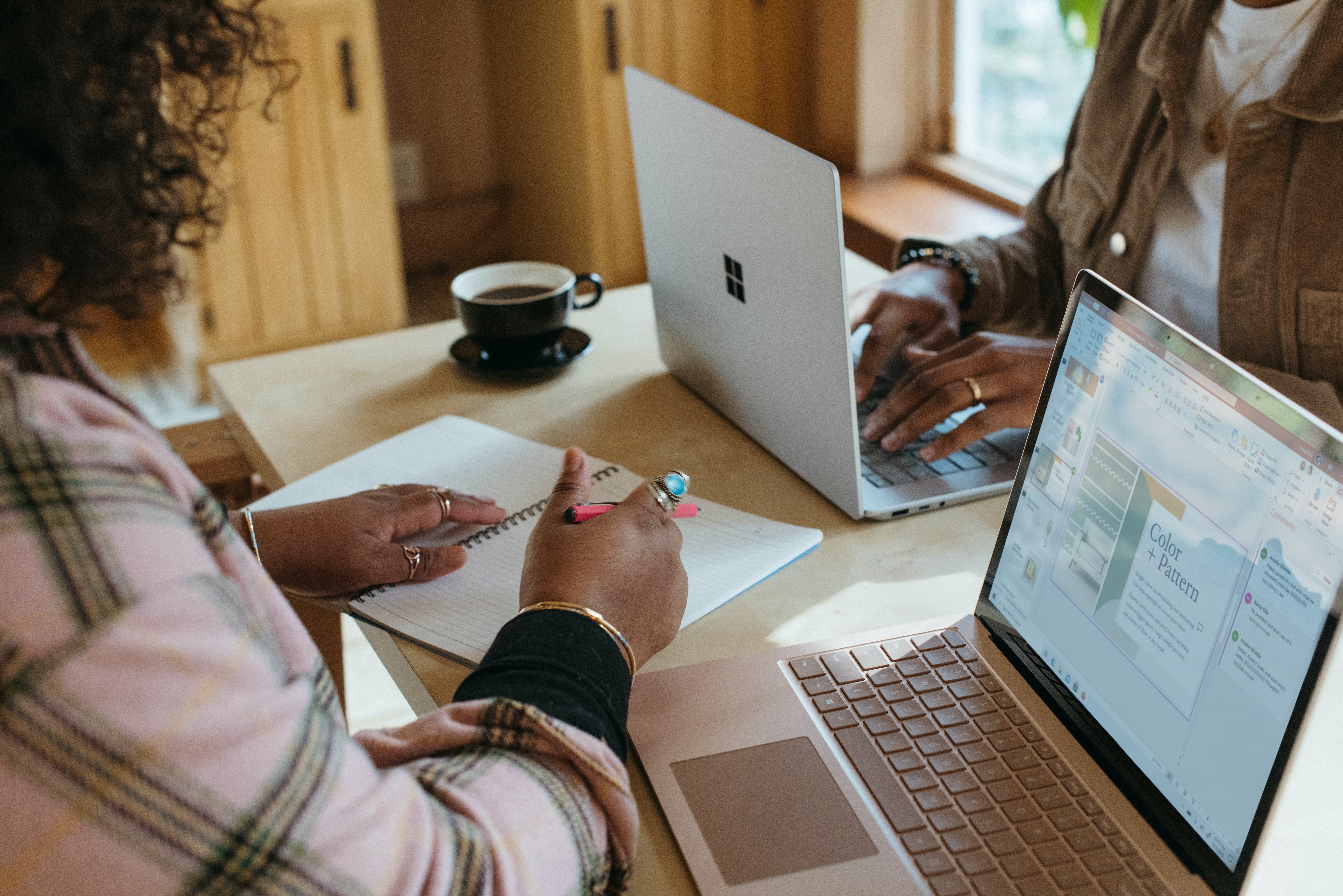 Woman on computer