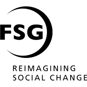 Logo of FSG in black and white